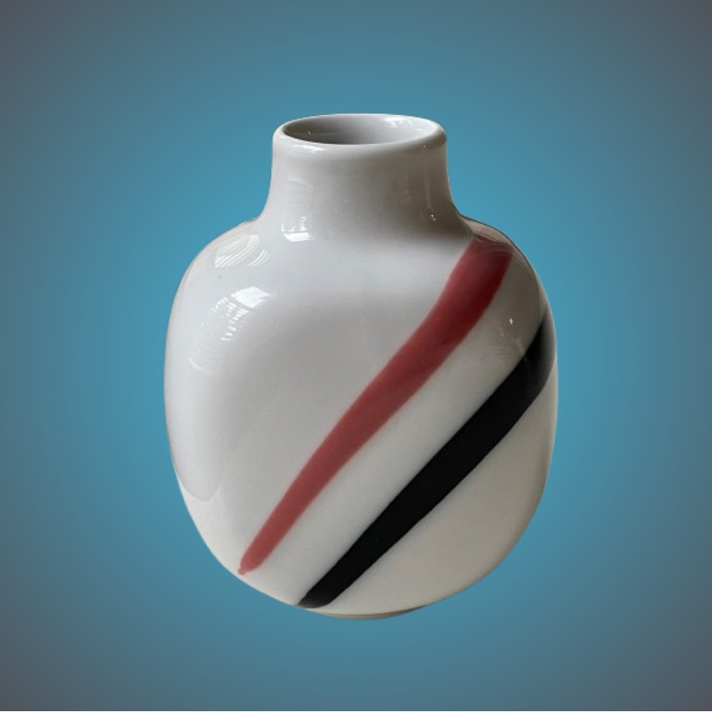 Vintage Royal Copenhagen porcelain bud vase minimalist